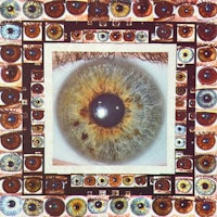 an image of a person's eye in a frame
