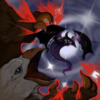 an eagle and a dragon fighting each other